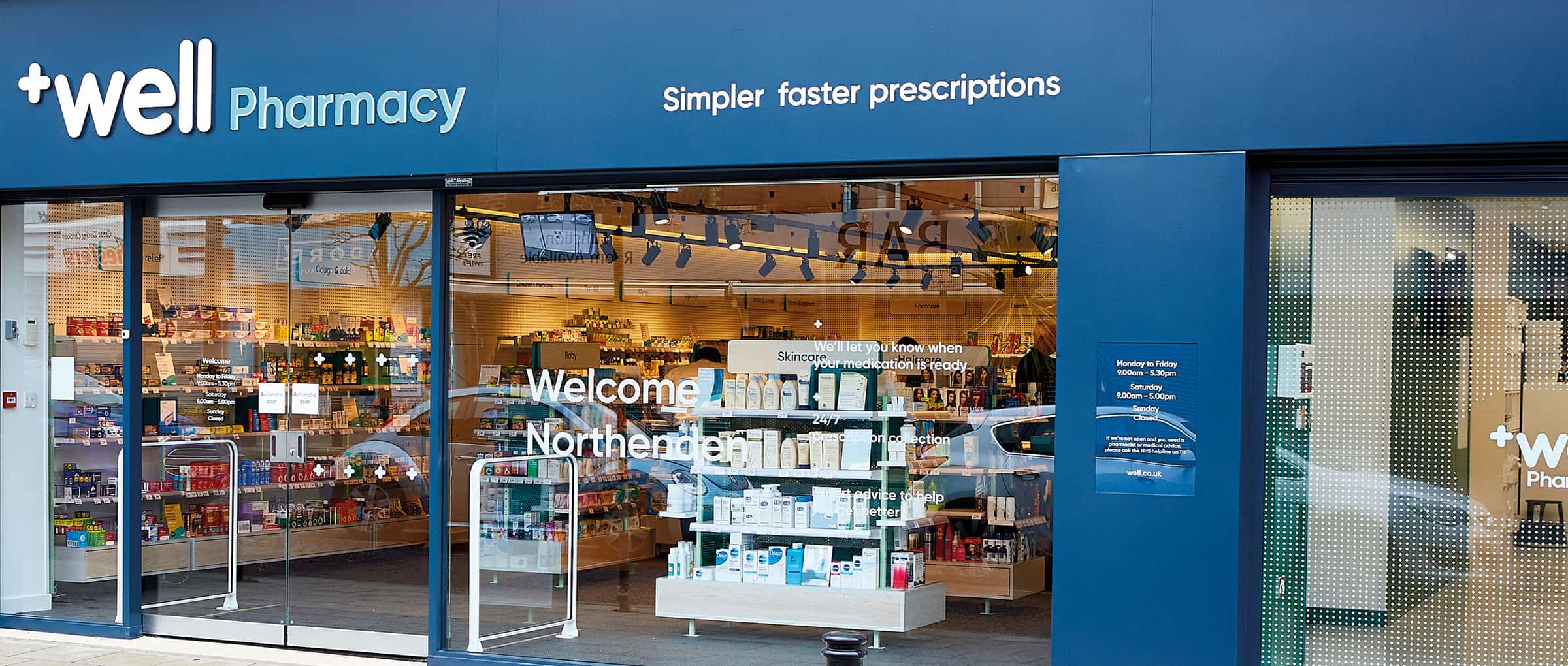 Well Pharmacy shop front