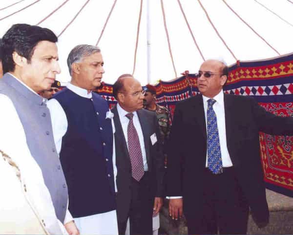 2005 – Prime Minister Shaukat Aziz Attending Bestway Cement’s Groundbreaking At Chakwal