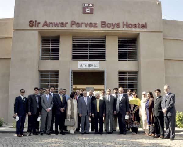 2013 – Inauguration of Sir Anwar Pervez Boys Hostel at IBA Karachi